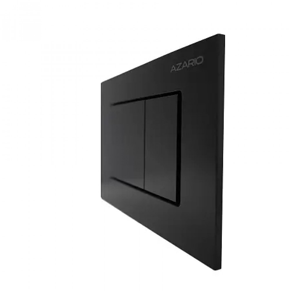 AZARIO NEW-TS Клавиша смыва AZ-ABS-001-B черный (квадратная) пластик, 245х162,5х28,3мм (инст. AZ-G12 и AZ-TS006T)