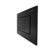 AZARIO NEW-TS Клавиша смыва AZ-ABS-001-B черный (квадратная) пластик, 245х162,5х28,3мм (инст. AZ-G12 и AZ-TS006T)