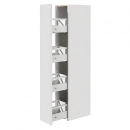 Z_UP Шкаф-колонна правый, белый глянец