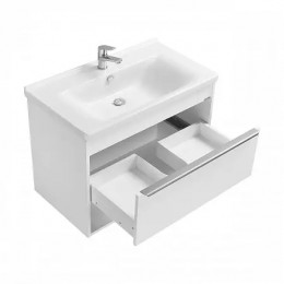 Хоуп Тумба-умывальник 80/1 Белый матовый (БЕЗ Умывальника Миранда-80)