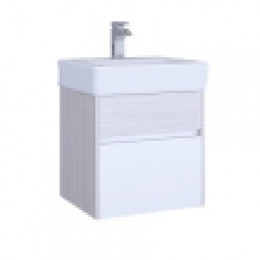 ВЕРДИ 50 Тумба (Белый/Ясень фабрик) (Раковина Нео 50)