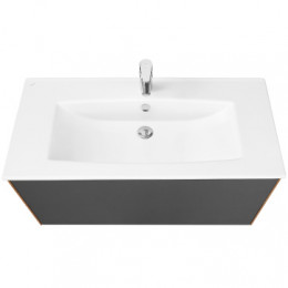 Сохо 100 Тумба Слэйт\Галька серая (БЕЗ УМЫВАЛЬНИКА "Элина-100")