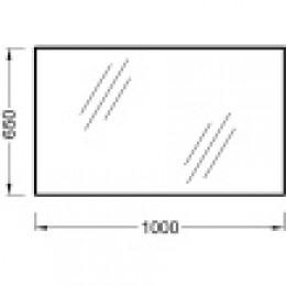 EB1099-RU Зеркало, 100 см, Без отделки