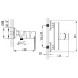 FARO Смеситель для душа