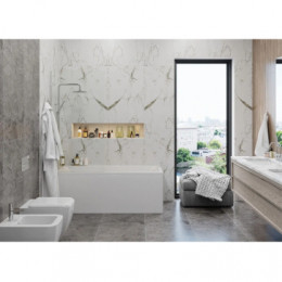 VERONELA Ванна акриловая прямоугольная, без панели и каркаса, 150х70 см, белая