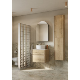 Санта-Барбара 60 Зеркальный шкаф правый графит