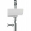 Ideal Standard i.life S раковина для рук 45x25 см, правая версия, с отверстием под смеситель, с отверстием перелива, с крепежом TT0299729, для монтажа