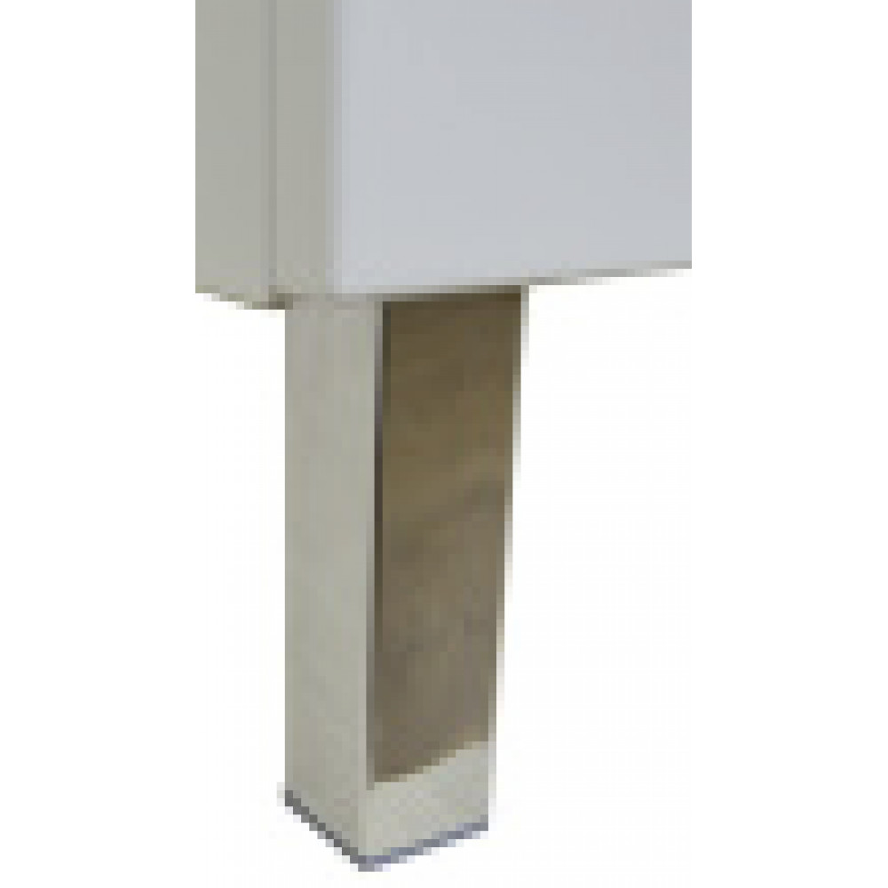 Комплект Тумба Мила 60Н (600*850*475) Напольная с раковиной Monte 60