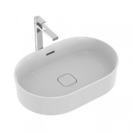 T360401 STRADA II Oval Vessel Умывальник 60 см без отверстия под смеситель, для монтажа с мебелью, с отверстием перелива (щелевого типа)