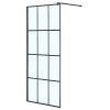 Душевая перегородка Walk-in, стекло лофт клетка CS-W02B-100 100x200, 8  мм, профиль черный матовый