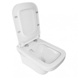 Сет LORANTO Инсталляция + MOOD 2.0 Унитаз безободковый с сиденьем микролифт SLIM 310200100366+310200700038 (310200100250)7113863800 (3 места)