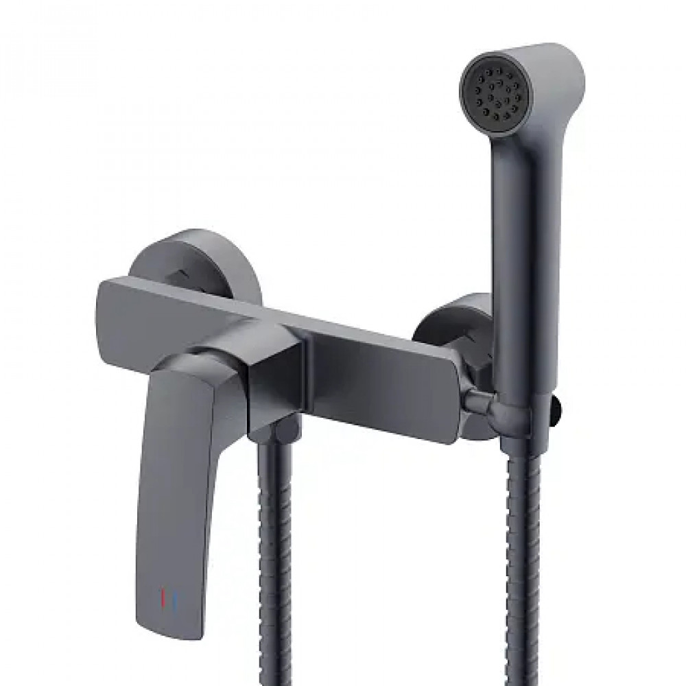 Conda Гигиенический душ со смесителем, серый графит
