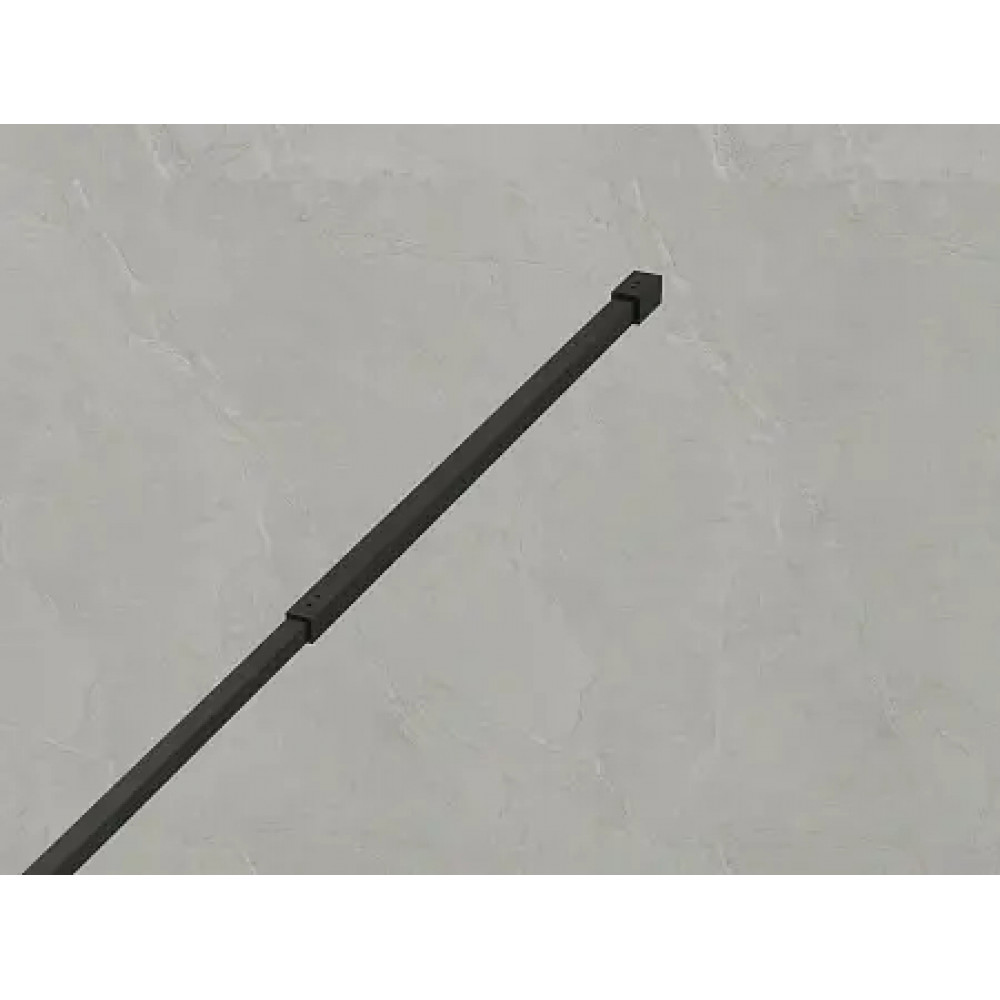 Душевая перегородка Walk-in, стекло лофт клетка CS-W02B-100 100x200, 8  мм, профиль черный матовый