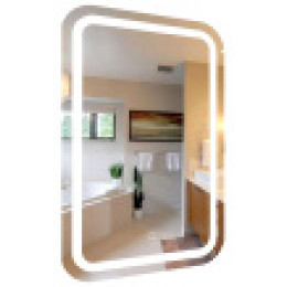 Стиль зеркало  500*800 с сенсором на подложке ОВАЛЬНОЕ