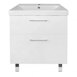 Комплект Тумба Ника 60 Н (610х480х860) Напольная с раковиной Tempo 60