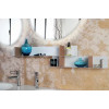 E21028-CP-CP ODEON RG Cмеситель для раковины с дк, корпус хром, ручка хром