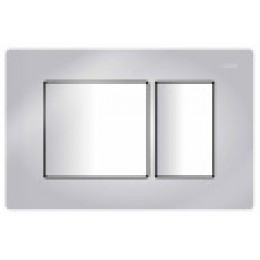Панель смыва, хром глянец, квадратная, AZARIO
