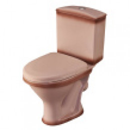 Унитаз-компакт Вест декор бежевый