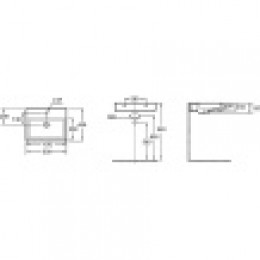 EVT112-00 SULLY Накладная раковина-чаша, 50х40 см, подходит к мебели TOLBIAC, белая