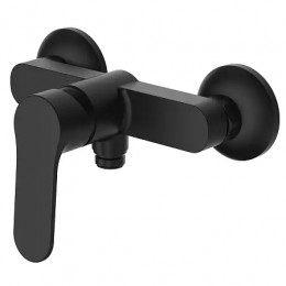 ELVIS Смеситель для душа с полным душевым набором, черный