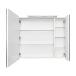 OLETA Шкаф зеркальный 800мм, белый глянец