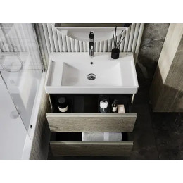 Ona Тумба под раковину 800, светлый дуб 2 ящика (подходит раковина ZRU9307562,732799C000,73279A4000,732700C000 / 732700B000)