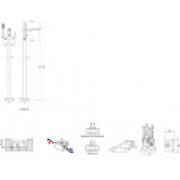 Смеситель напольный для ванны FM 081.00
