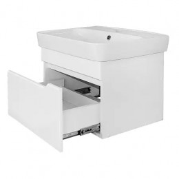 Комплект Тумба Mari 60 подвесная с раковиной Сканди 60 (2места)