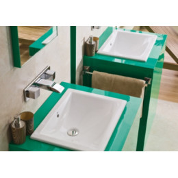 DIVERTA Раковина 500х380х170 мм врезная (сверху) и встраиваемая (снизу)