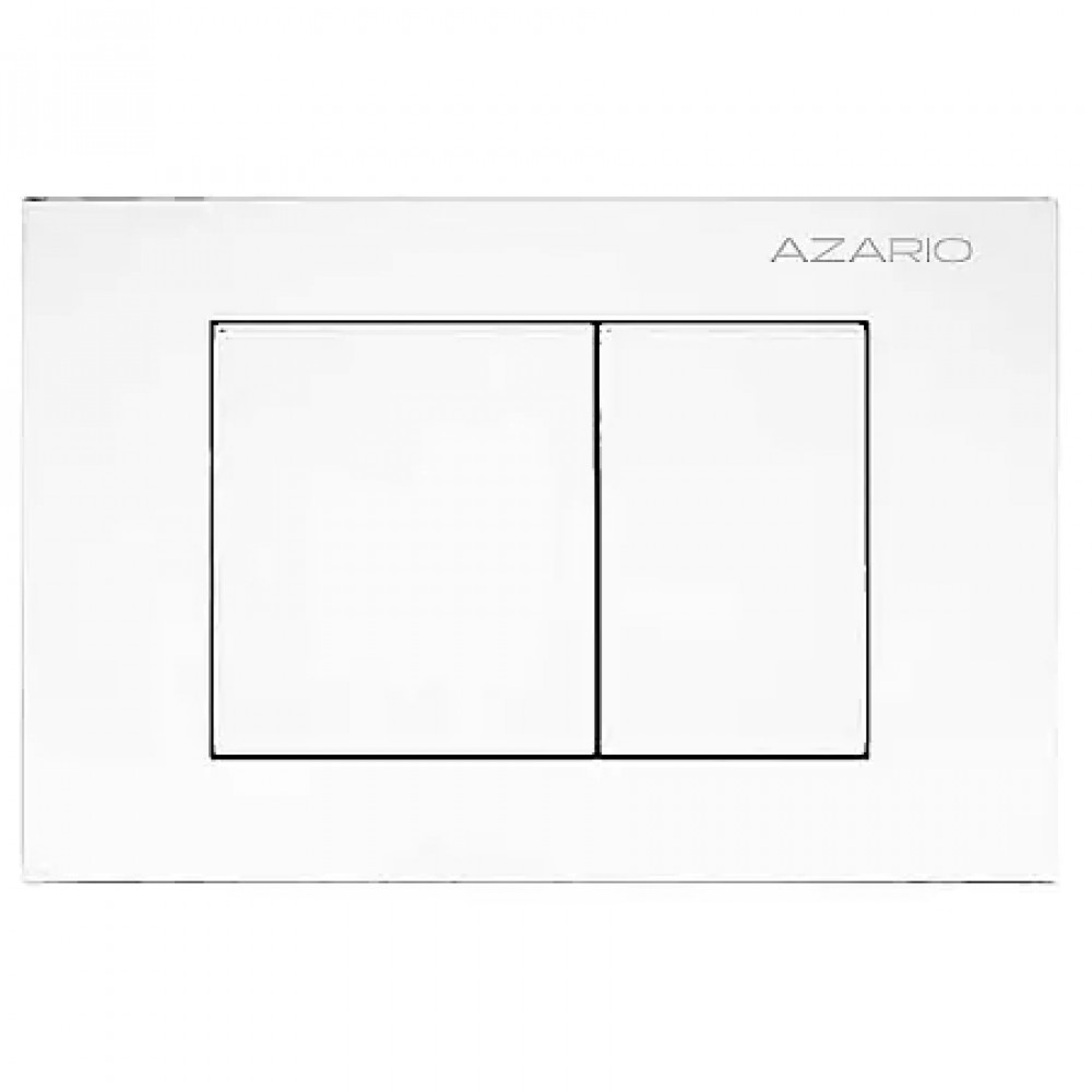 AZARIO NEW-TS Клавиша смыва AZ-ABS-001-W белый (квадратная) пластик, 245х162,5х28,3мм (инст. AZ-G12 и AZ-TS006T)