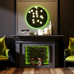 AZARIO зеркало Savanna RGB D770 (SMART-управление), парящая подсветка (в стену)