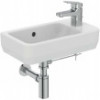 Ideal Standard i.life S раковина для рук 45x25 см, правая версия, с отверстием под смеситель, с отверстием перелива, с крепежом TT0299729, для монтажа