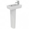 Ideal Standard i.life S раковина для рук 45x25 см, правая версия, с отверстием под смеситель, с отверстием перелива, с крепежом TT0299729, для монтажа