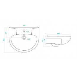 Умывальник "Антик-55"