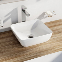 Умывальник UNI 380 S SLIM керамический белый