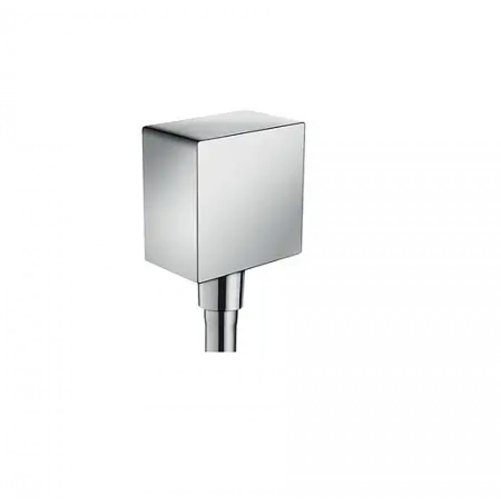 26455000 FixFit Square Шланговое подсоединение с клапаном обратного тока, хром