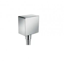 26455000 FixFit Square Шланговое подсоединение с клапаном обратного тока, хром