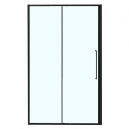 AZ-Y43-120-MB-CL Душевое ограждение SHANGHAI DRO-120х195-MB-CL, прозрачное стекло 6 мм, профиль матовый черный