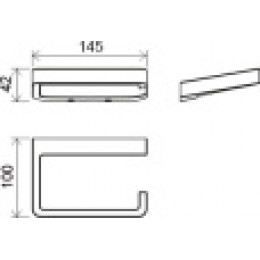 Держатель туалетной бумаги TD 400