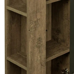 Терра Шкаф одностворчатый Дуб Кантри/Антрацит
