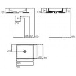K077601 STRADA Настольный умывальник-чаша 50х42 см