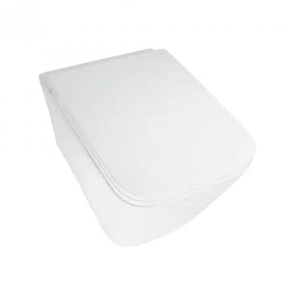 AZ-5172T-WHT PACE Унитаз подвесной с системой смыва Tornado в комплекте с быстросъемным сиденьем микролифт, дюропласт 520*360*365mm