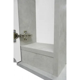 Зеркало-шкаф Florena 70 (600*700*135) левый Темный Бетон