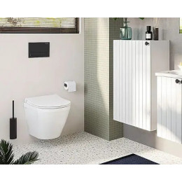 Клавиша смыва AZARIO механическая,чёрная матовая (прямоугольная) (инст.AZ-ИУ00009)