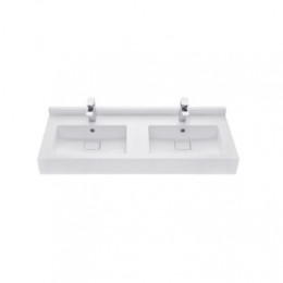 Сакура 1200 Раковина  две чаши белая