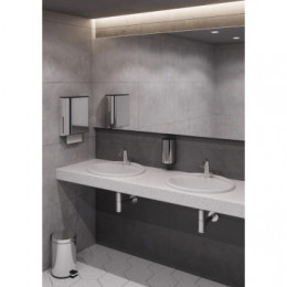 Смеситель Космо для раковины, электронный, 220В/6В, хром