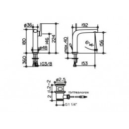 51502 010000 Edition 400 Смеситель для раковины, хром