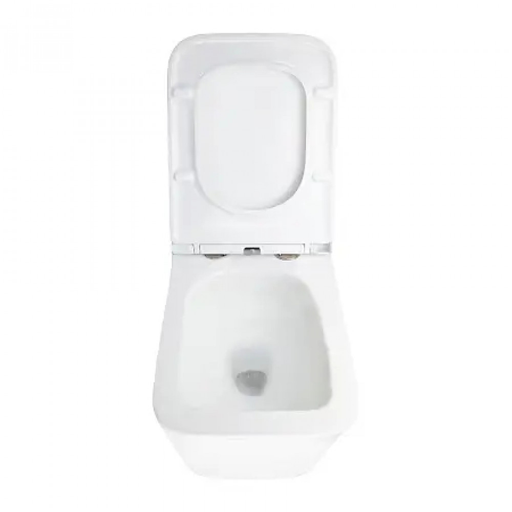 AZ-5172T-WHT PACE Унитаз подвесной с системой смыва Tornado в комплекте с быстросъемным сиденьем микролифт, дюропласт 520*360*365mm