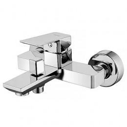 HARDCORE Смеситель для ванны и душа с полным душевым набором, хром