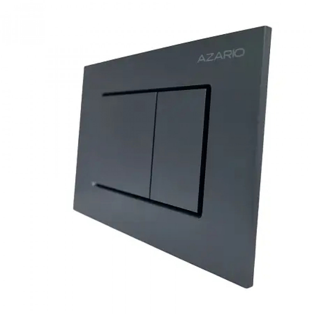 AZARIO NEW-TS Клавиша смыва AZ-ABS-001-GG САТИН (квадратная) пластик, 245х162,5х28,3мм (инст. AZ-G12 и AZ-TS006T)